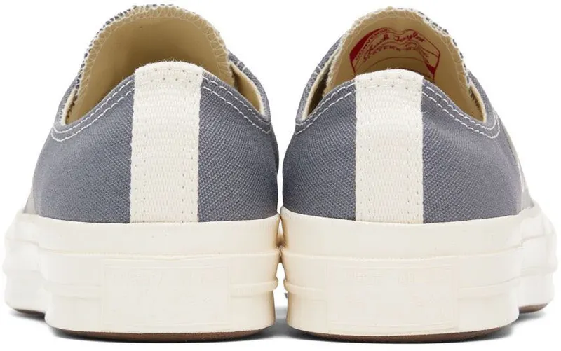 Comme des Garçons Play Blue Converse Edition Half Heart Chuck 70 Sneakers (P1K121)