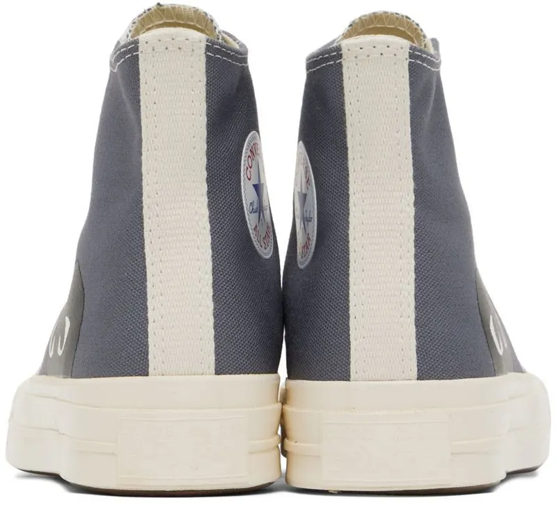 Comme des Garçons Play Blue Converse Edition Half Heart Chuck 70 Sneakers (P1K122)