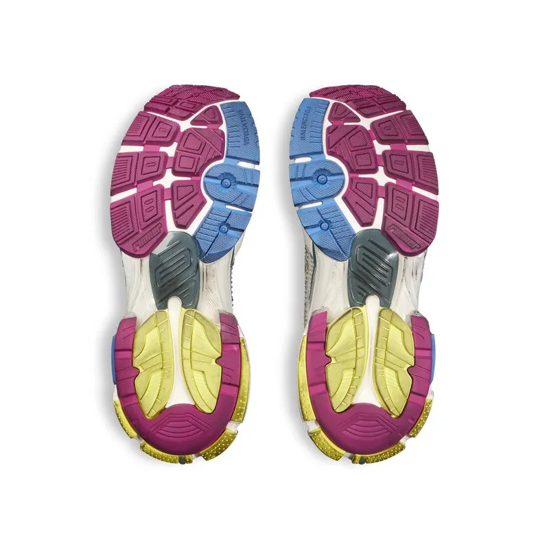 Balenciaga Runner Sneaker White / Blue / Purple / Yellow (772767W3RMU9547)