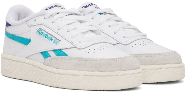 Reebok Club C Revenge Schoenen Cloud White / Classic Teal / Bold Purple