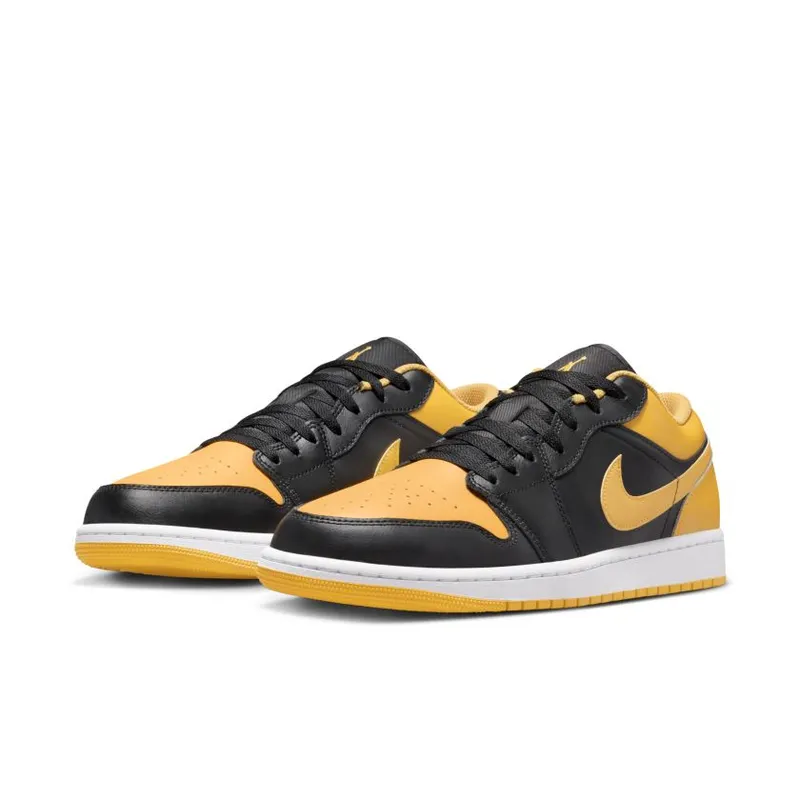 Nike Air Jordan 1 Low Black Yellow Ochre (553558-072)