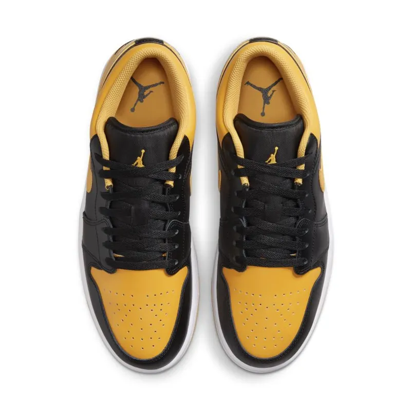 Nike Air Jordan 1 Low Black Yellow Ochre (553558-072)