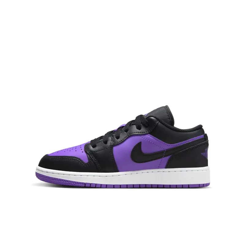 Nike Air Jordan 1 Low Purple Black (GS) (553560-505)