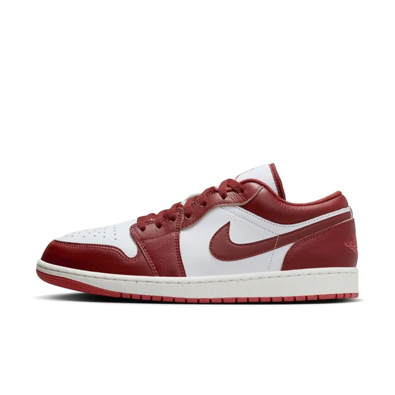 Nike Air Jordan 1 Low White Dune Red (FJ3459-160)