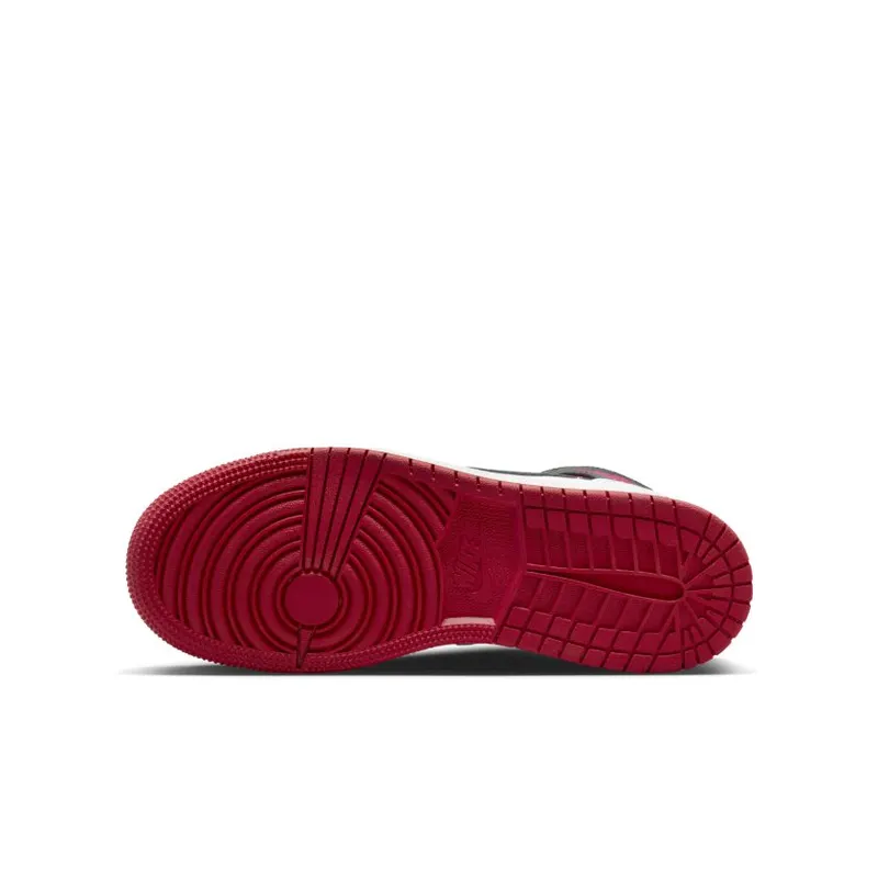 Nike Air Jordan 1 Mid Gym Red White (GS) (DQ8423-106)