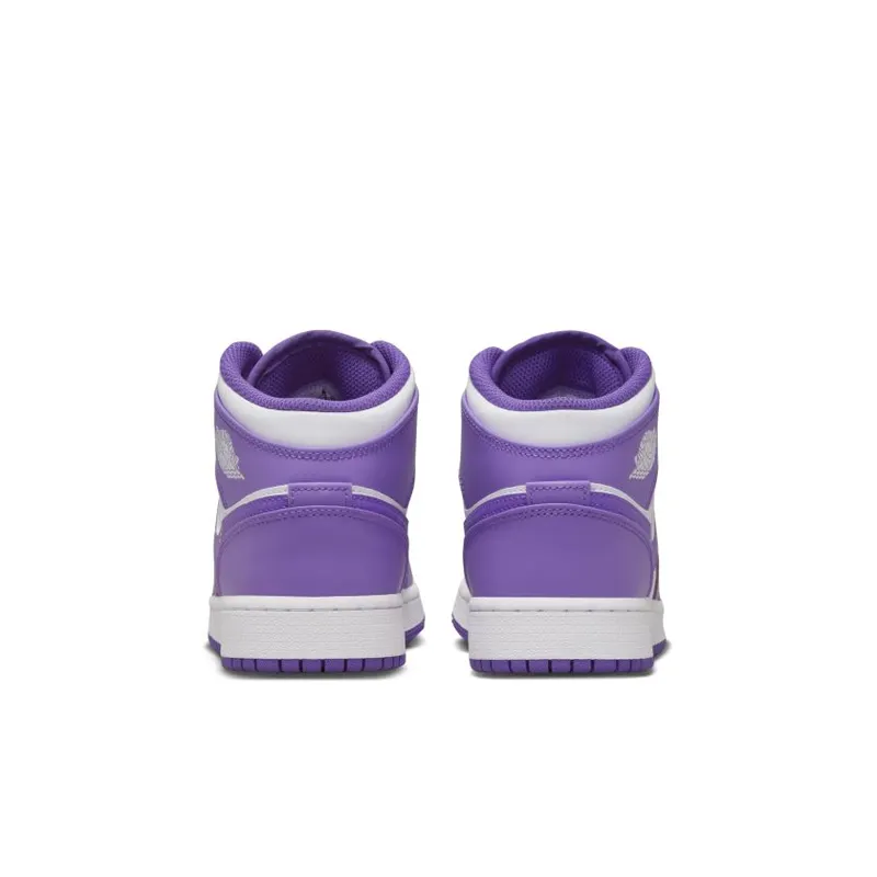 Nike Air Jordan 1 Mid Purple Venom (GS) (DQ8423-511)
