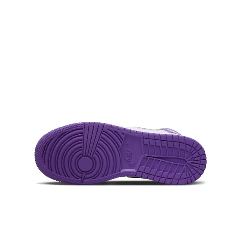 Nike Air Jordan 1 Mid Purple Venom (GS) (DQ8423-511)