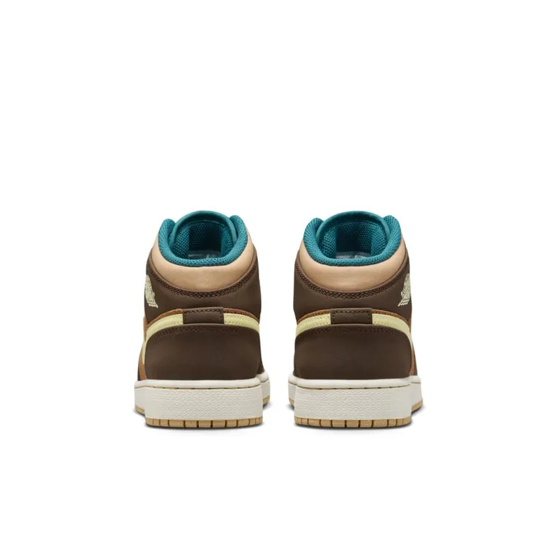Nike Air Jordan 1 Mid SE Cacao Wow (GS) (DZ6335-200)