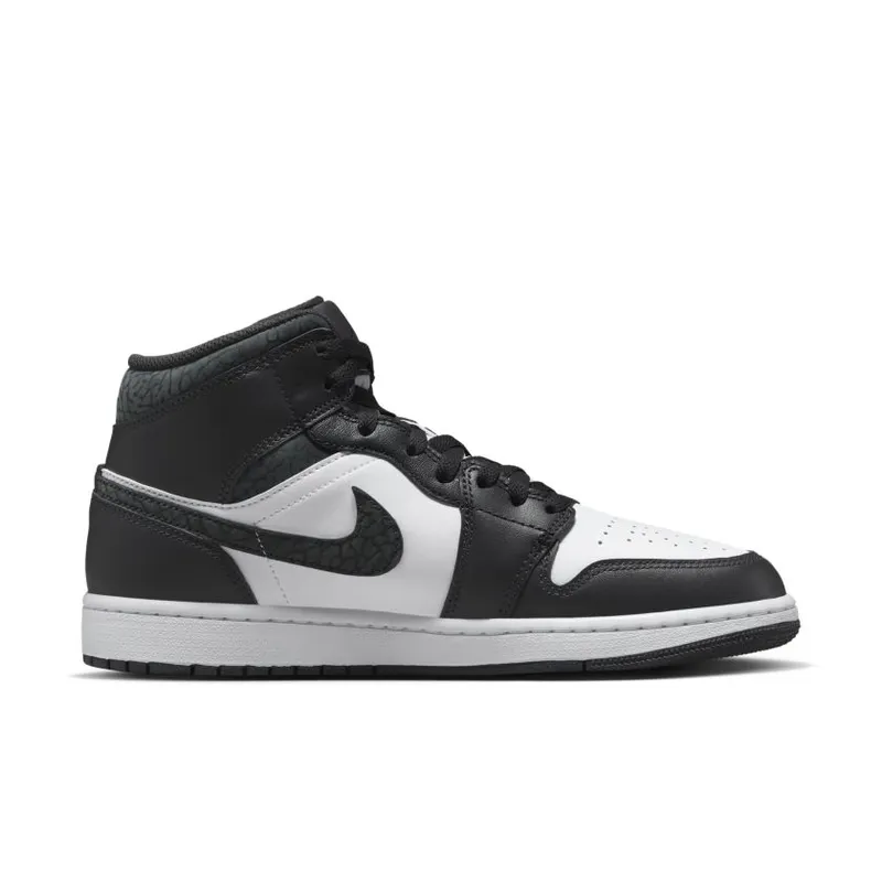 Nike Air Jordan 1 Mid SE Elephant Print Black (FB9911-001)