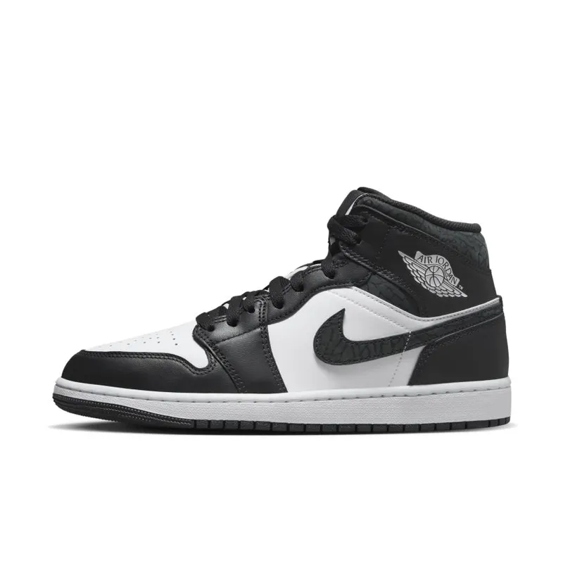 Nike Air Jordan 1 Mid SE Elephant Print Black (FB9911-001)