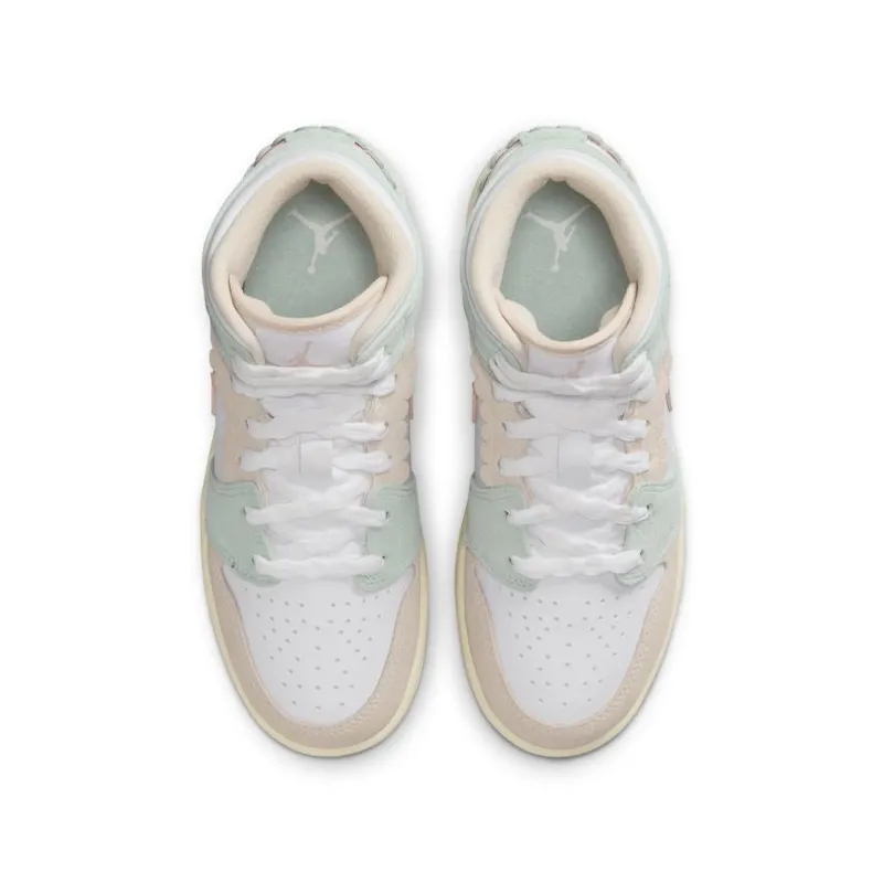 Nike Air Jordan 1 Mid SE Pink Oxford (GS) (DZ5361-100)