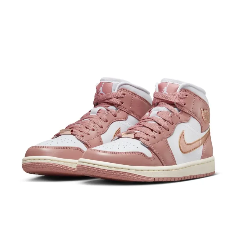 Nike Air Jordan 1 Mid SE Red Stardust (W) (FB9892-670)
