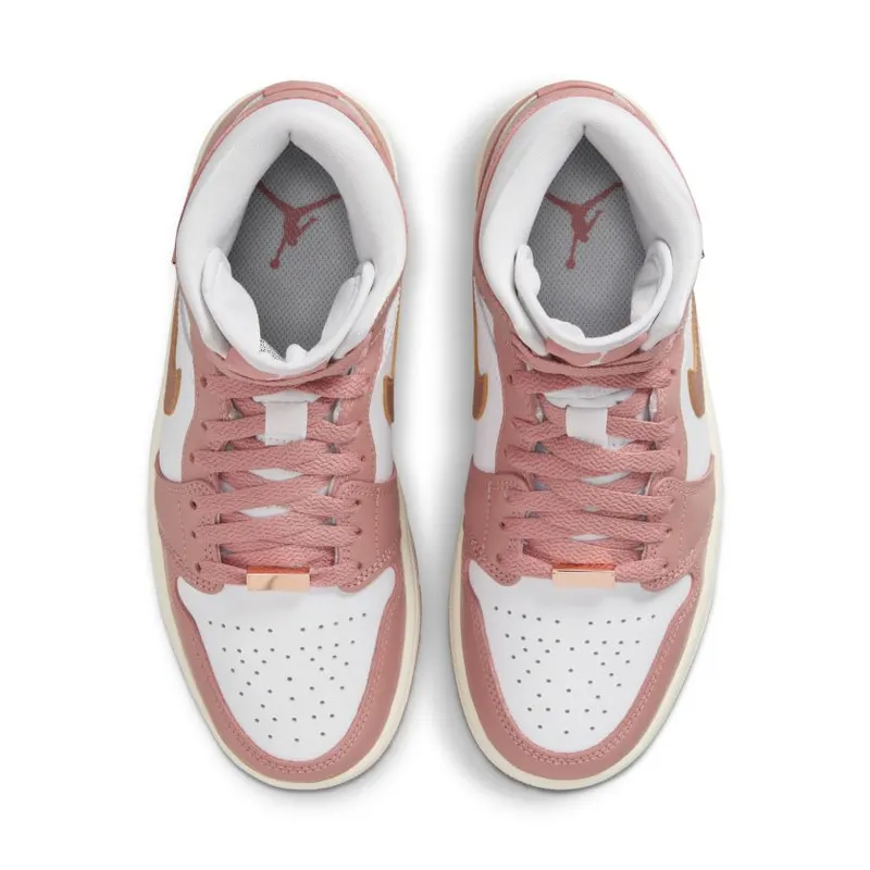 Nike Air Jordan 1 Mid SE Red Stardust (W) (FB9892-670)