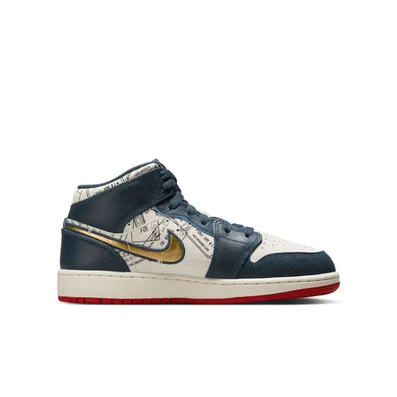Nike Air Jordan 1 Mid SE Take Flight (GS) (FN1353-400)