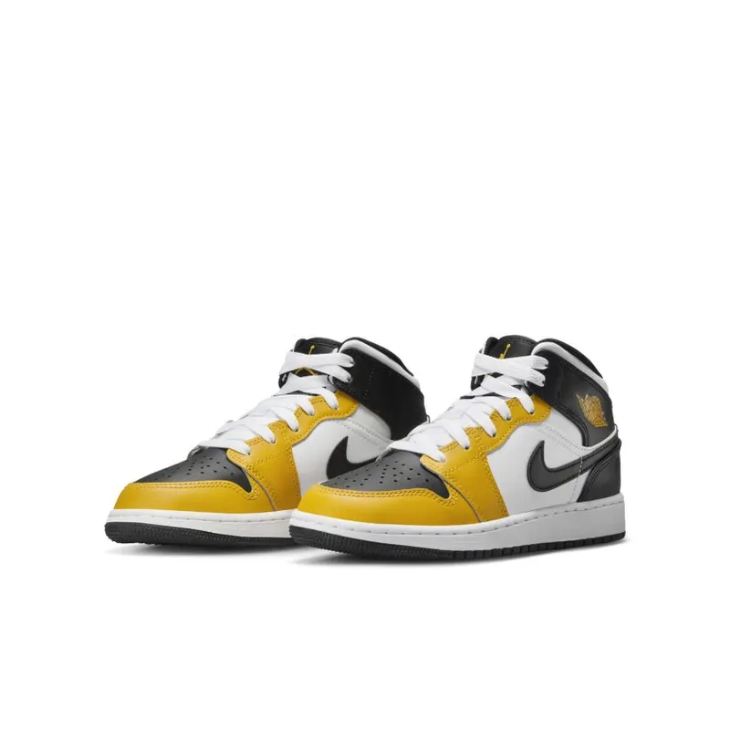 Nike Air Jordan 1 Mid Yellow Ochre (GS) (DQ8423-701)