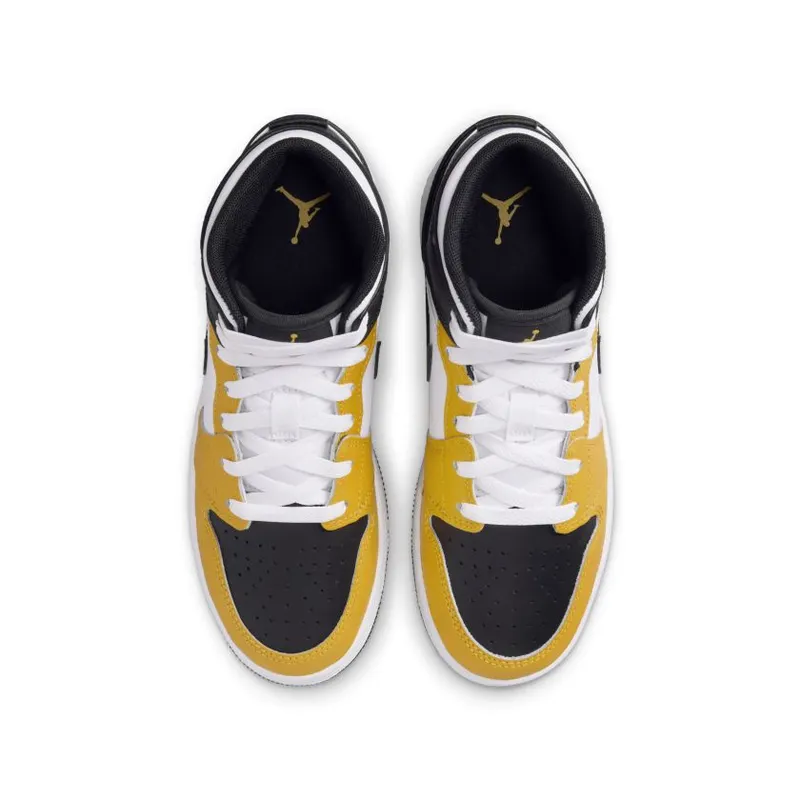 Nike Air Jordan 1 Mid Yellow Ochre (GS) (DQ8423-701)