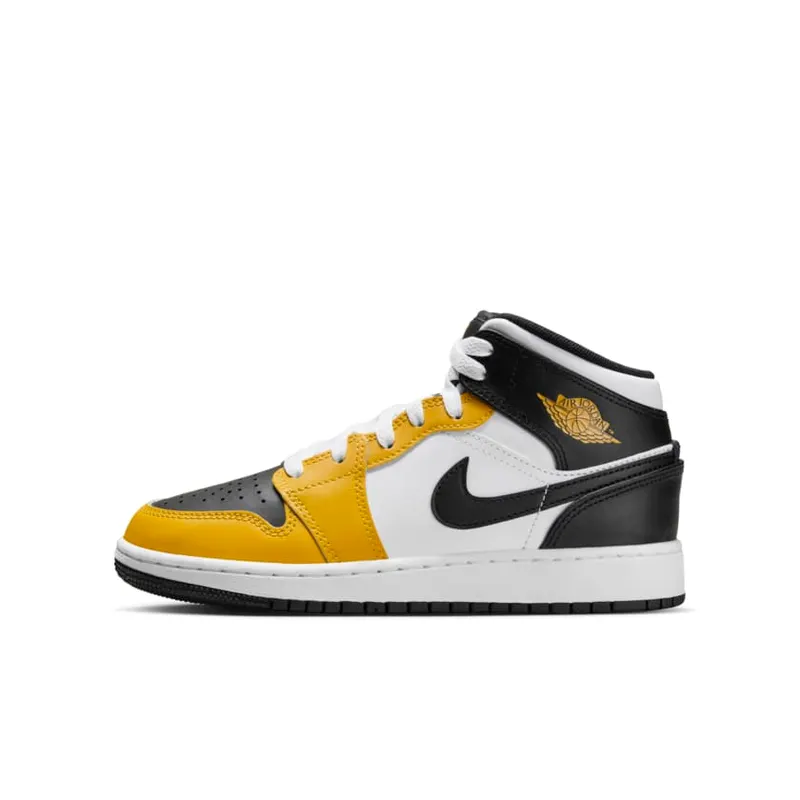 Nike Air Jordan 1 Mid Yellow Ochre (GS) (DQ8423-701)
