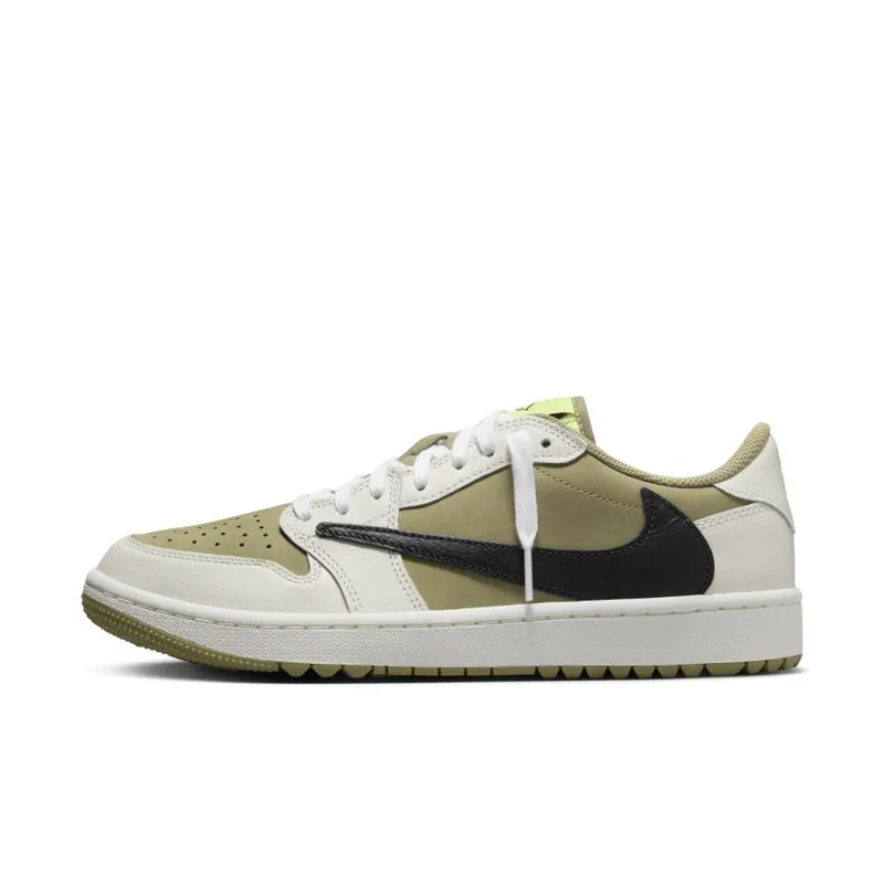 Nike Air Jordan 1 Retro Low Golf x Travis Scott ‘Neutral Olive’ (FZ3124-200)
