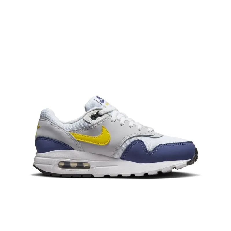 Nike Air Max 1 Blue Recall Tour Yellow (GS) (DZ3307-107)