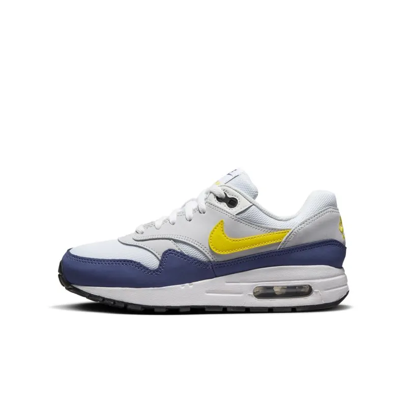 Nike Air Max 1 Blue Recall Tour Yellow (GS) (DZ3307-107)