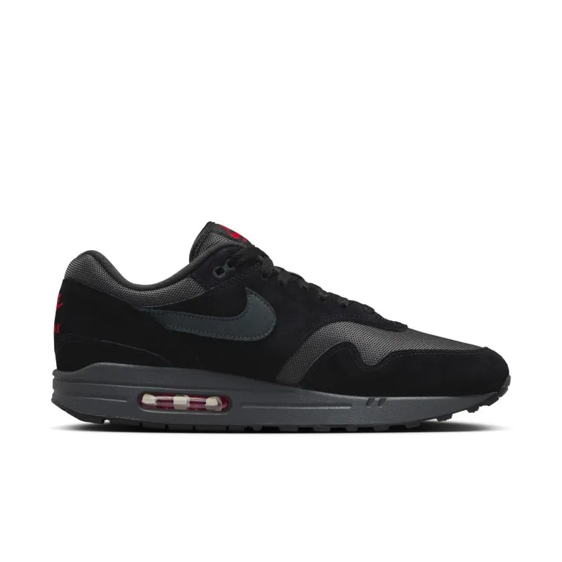 Nike Air Max 1 Triple Black University Red (FV6910-001)