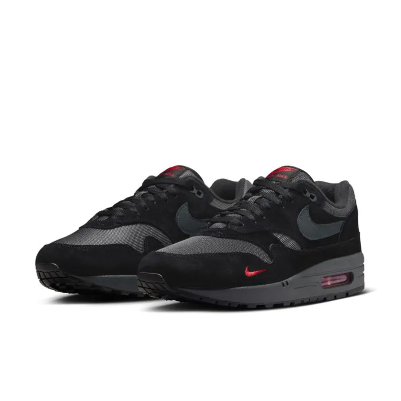 Nike Air Max 1 Triple Black University Red (FV6910-001)