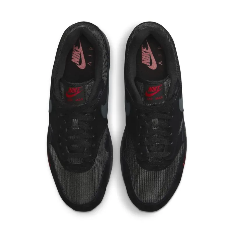 Nike Air Max 1 Triple Black University Red (FV6910-001)