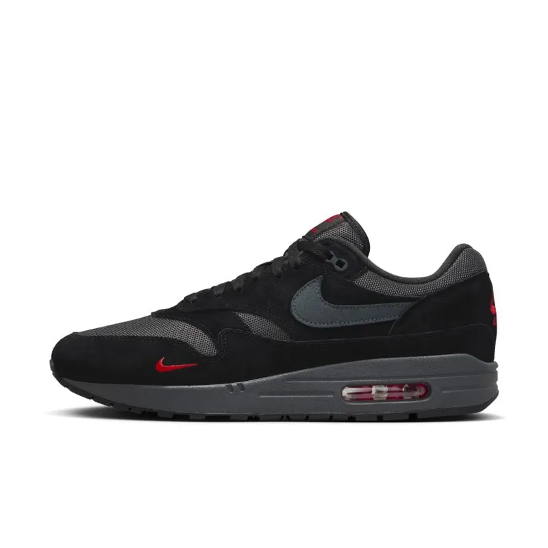 Nike Air Max 1 Triple Black University Red (FV6910-001)