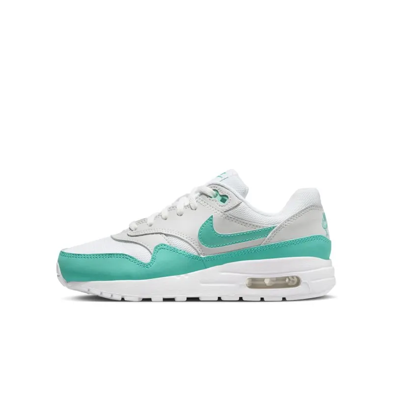Nike Air Max 1 White Clear Jade (GS) (DZ3307-002)