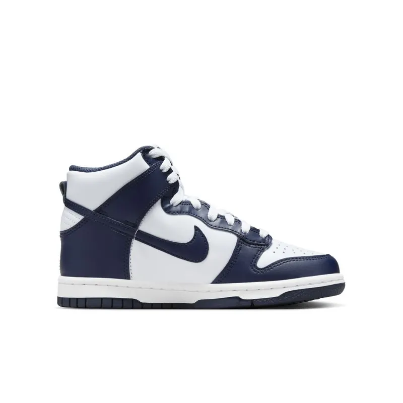 Nike Dunk High Football Grey Midnight Navy (GS) (DB2179-008)