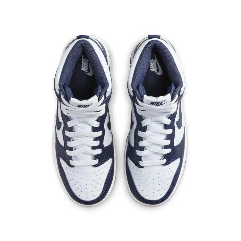 Nike Dunk High Football Grey Midnight Navy (GS) (DB2179-008)