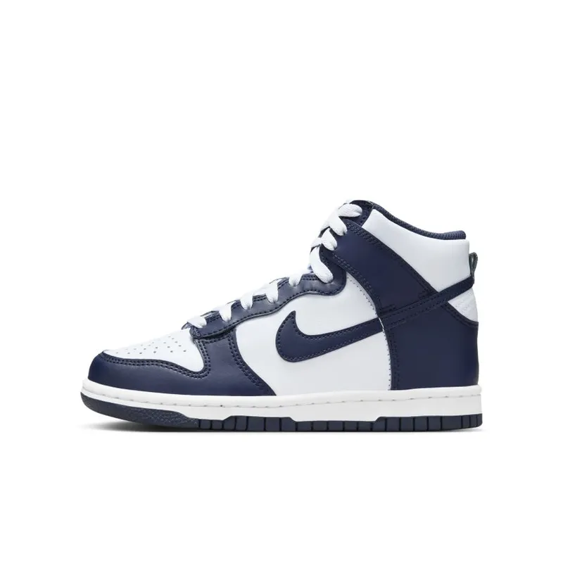 Nike Dunk High Football Grey Midnight Navy (GS) (DB2179-008)