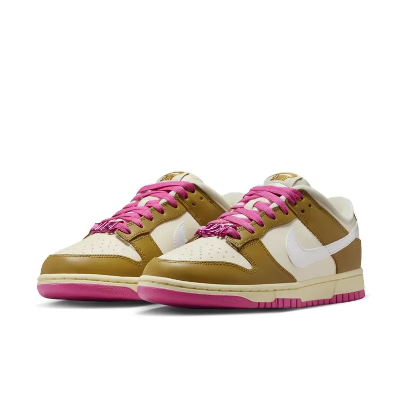 Nike Dunk Low Just Do It Bronzine Pink (W) (FD8683-700)