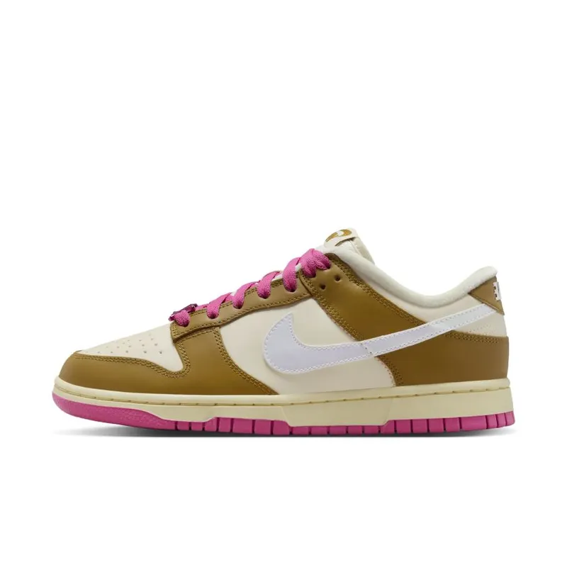 Nike Dunk Low Just Do It Bronzine Pink (W) (FD8683-700)