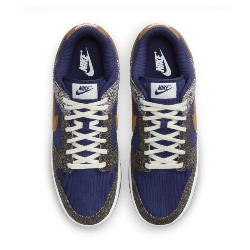 Nike Dunk Low Tweed Midnight Navy Corduroy (FQ8746-410)