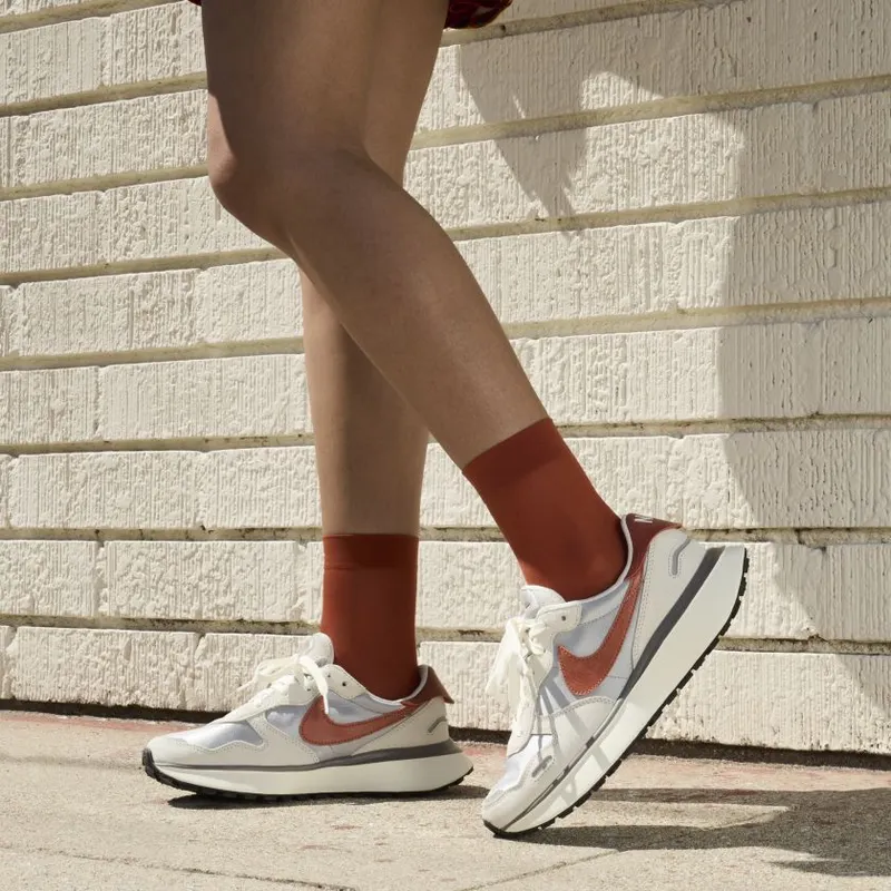 Nike Phoenix Waffle Light Bone Rugged Orange W) (FD2196-001)