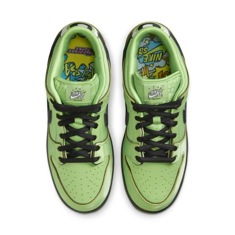 Nike SB Dunk Low Pro The Powerpuff Girls Buttercup (FZ8319-300)