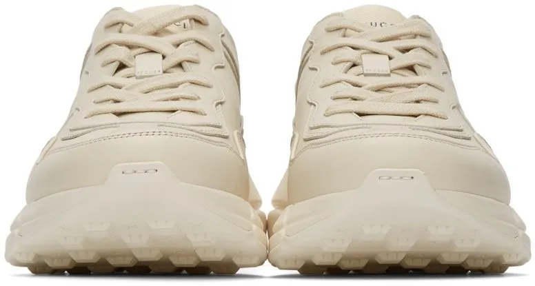 Gucci Off-White Rhyton Sneakers (500877 DRW00)