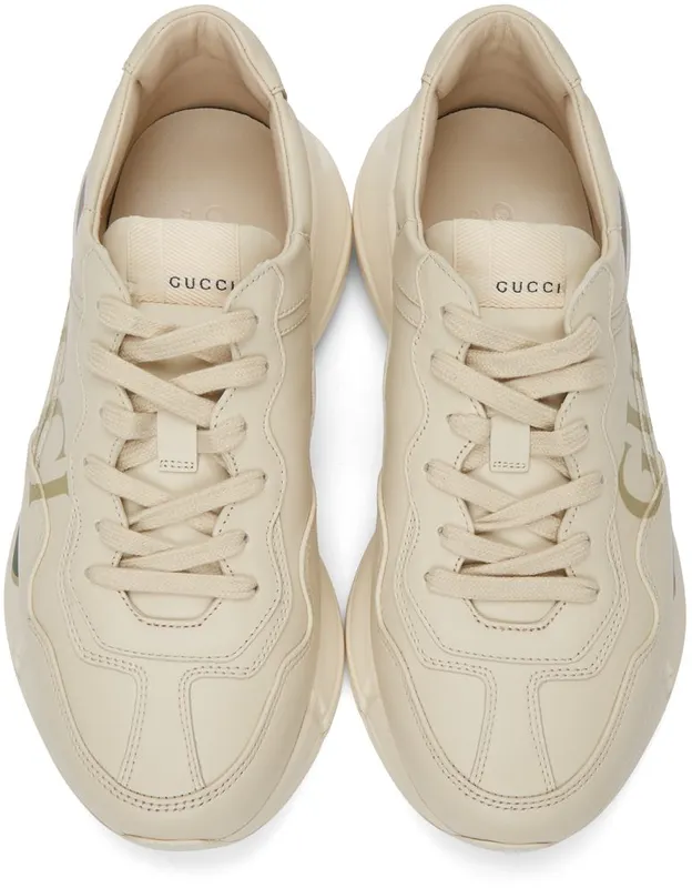 Gucci Off-White Rhyton Sneakers (500877 DRW00)
