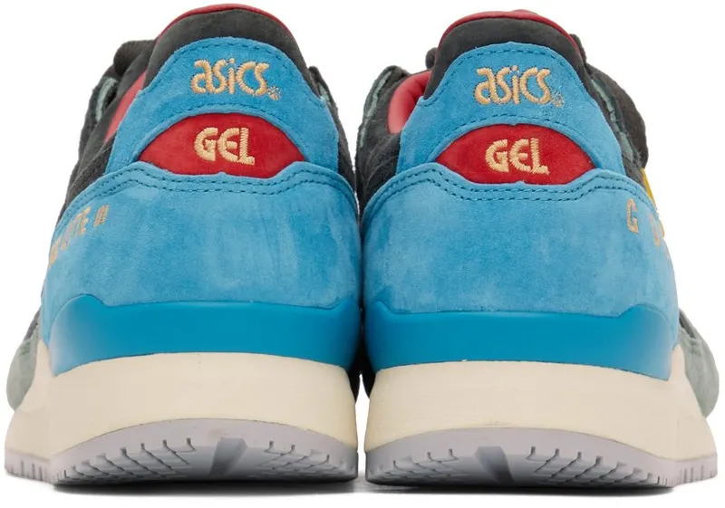 Asics Black & Green Gel-Lyte III OG Sneakers (1201A755.021)