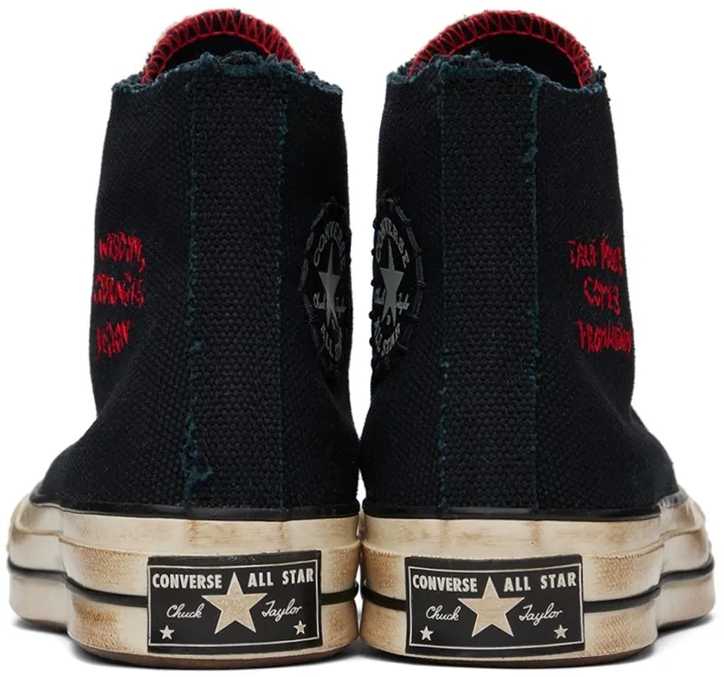 Converse x Barriers Chuck Taylor All Star ’70 Hi Black / Fiery Red / Antique White (A01786C)
