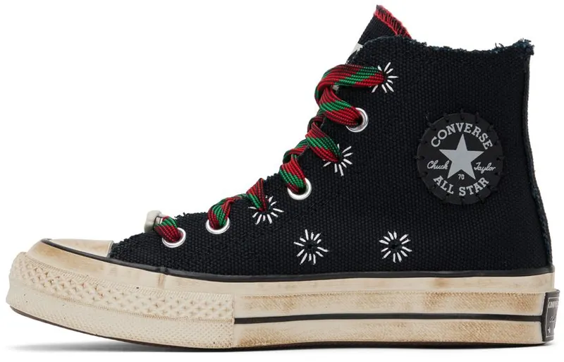 Converse x Barriers Chuck Taylor All Star ’70 Hi Black / Fiery Red / Antique White (A01786C)