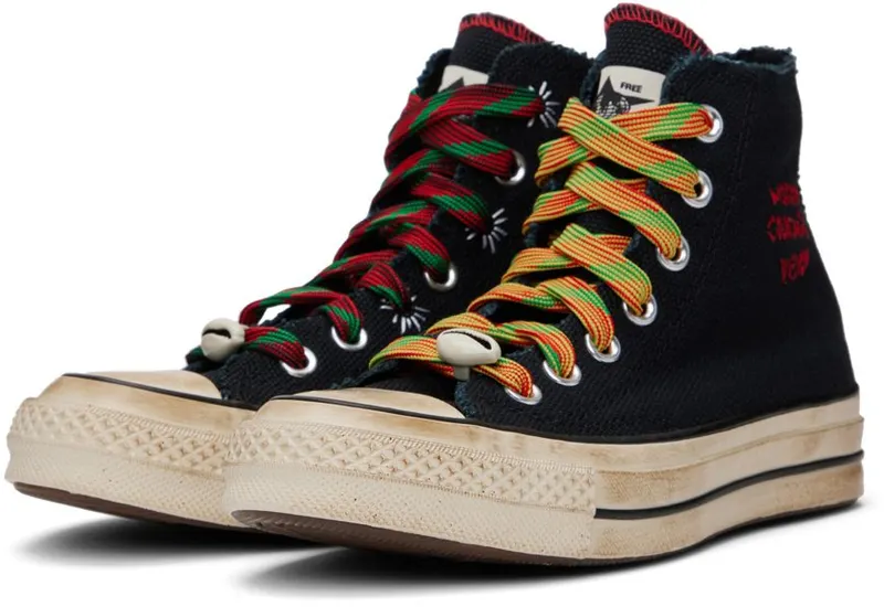 Converse x Barriers Chuck Taylor All Star ’70 Hi Black / Fiery Red / Antique White (A01786C)