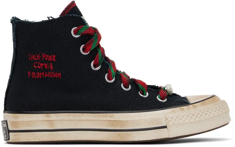 Converse x Barriers Chuck Taylor All Star ’70 Hi Black / Fiery Red / Antique White (A01786C)
