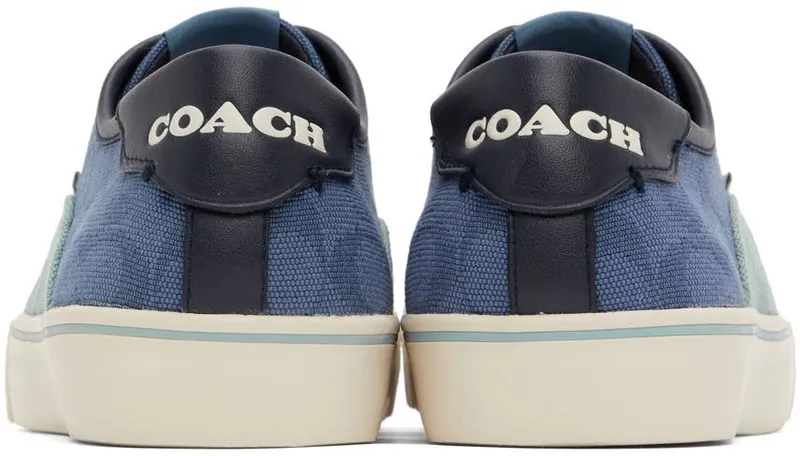 Coach 1941 Blue Canvas Sneakers (CA275 UE8)