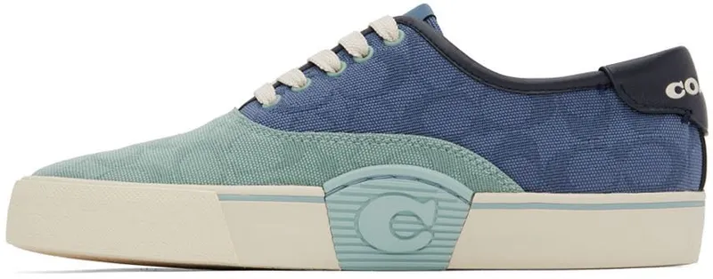 Coach 1941 Blue Canvas Sneakers (CA275 UE8)