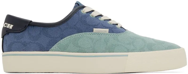 Coach 1941 Blue Canvas Sneakers (CA275 UE8)