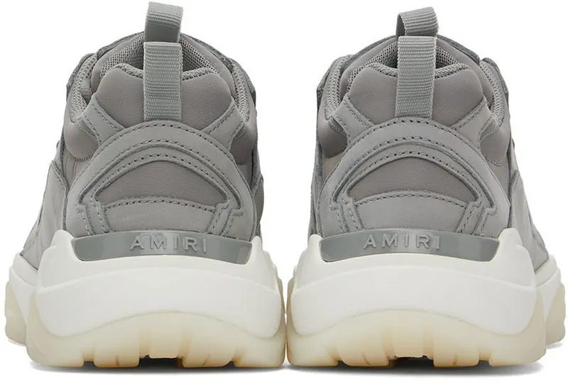 AMIRI Gray Bone Runner Low-Top Sneakers (PF22MFS009-030)