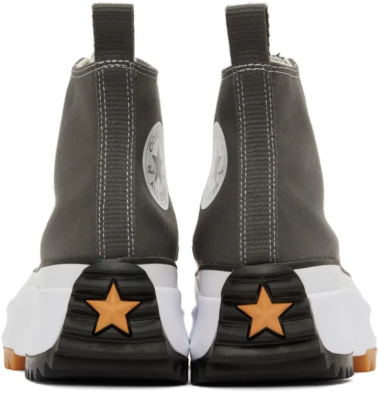Converse Run Star Hike Platform Seizoenskleur Iron Grey/zwart/wit