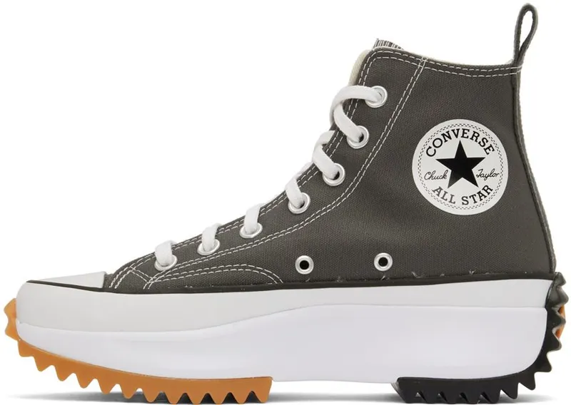 Converse Run Star Hike Platform Seizoenskleur Iron Grey/zwart/wit